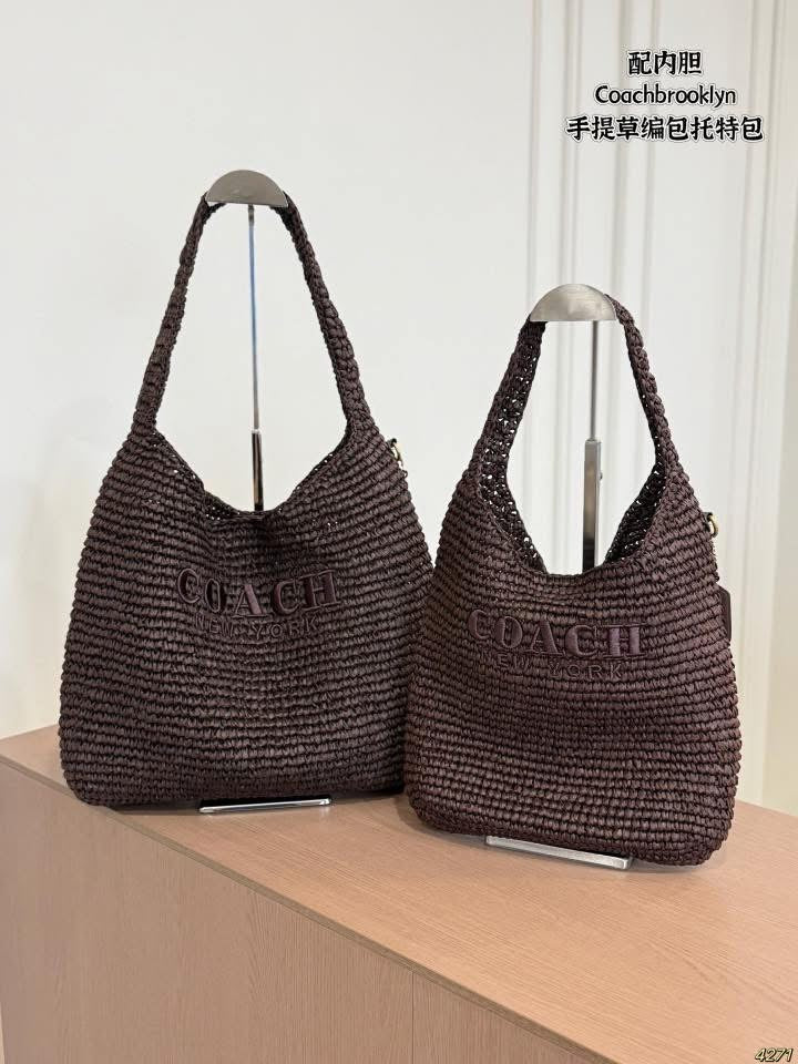 Woven beach tote