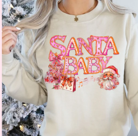 Santa Baby Graphic Tee or Pullover