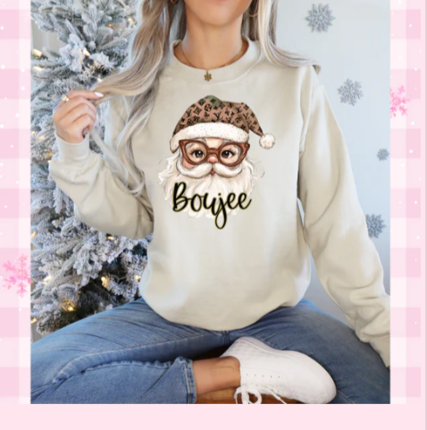 Boujee Santa Graphic Tee or Pullover