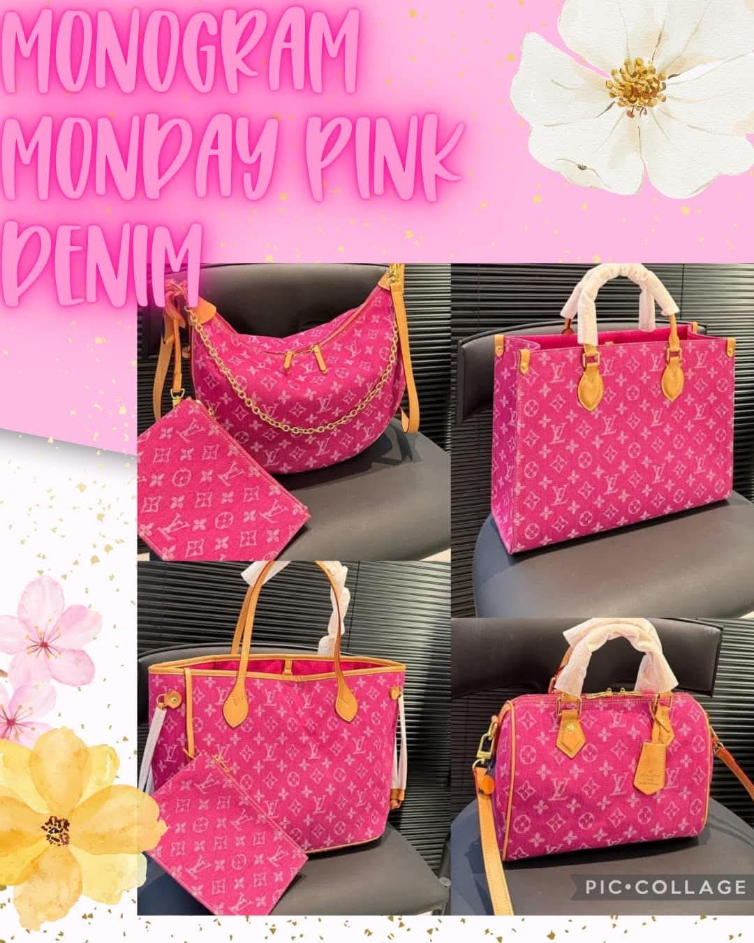 Pink denim collection