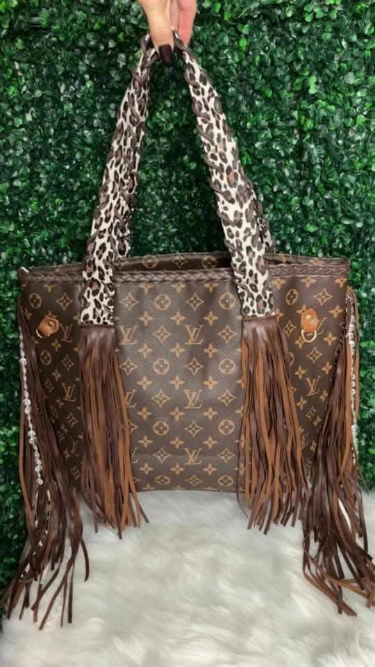 L Boho Fringe Tote