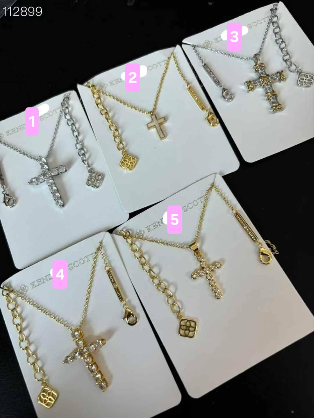 K-S Cross Necklace