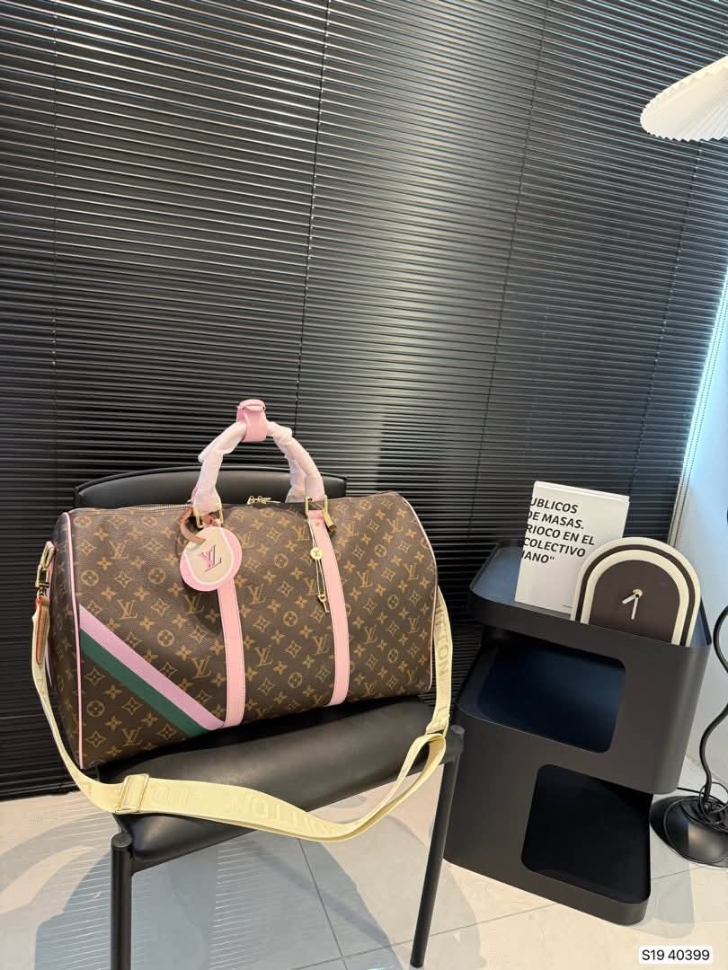 L Boujee Stripe Duffle