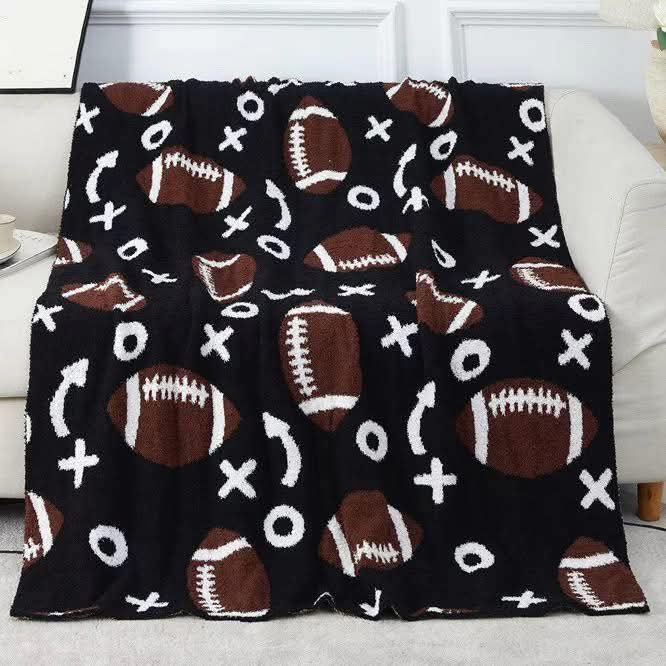 Game Day Blanket Black