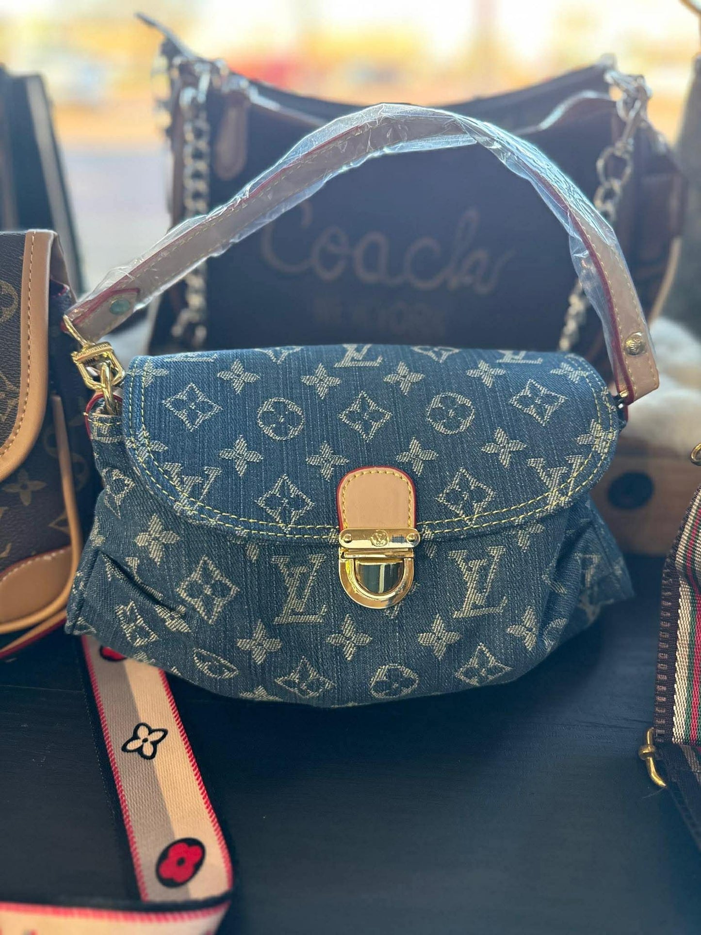 Elle Denim Arm Bag