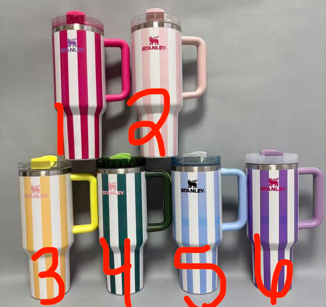 Striped summer cup