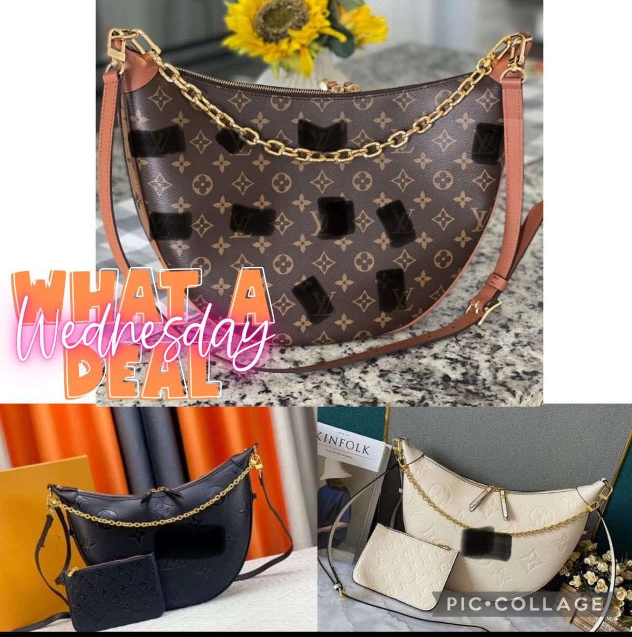 Hoop banana bag vee