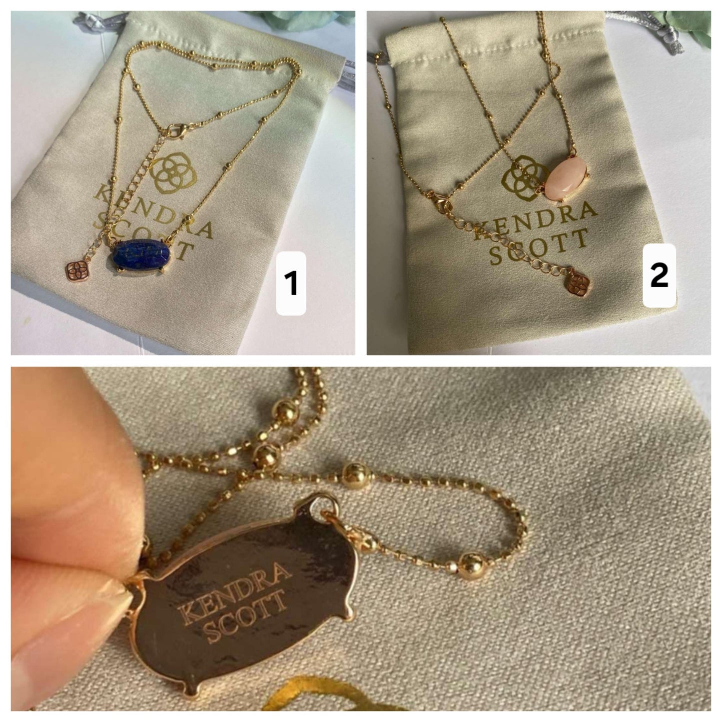 K-S Necklace Blue/Pink