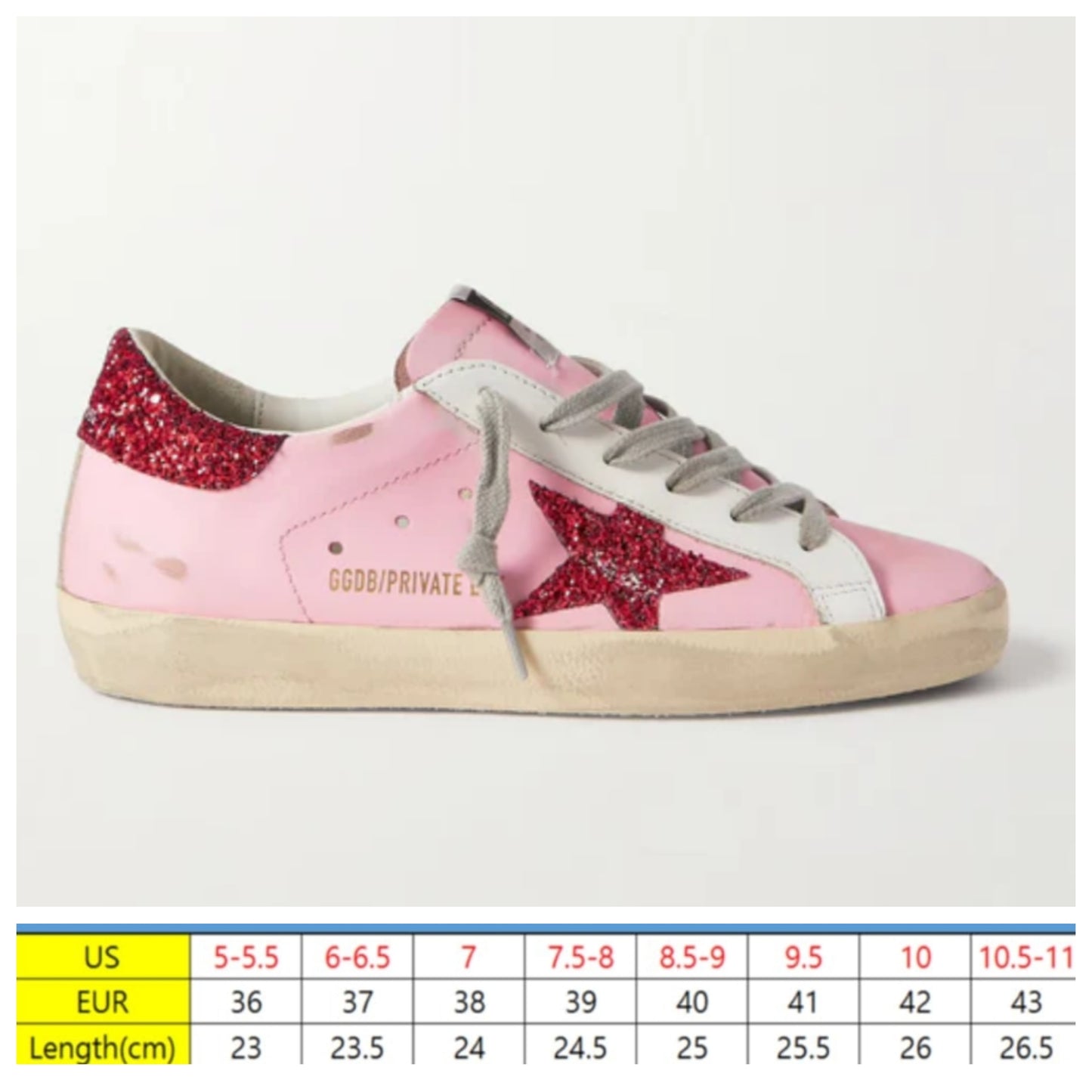 Golden G Pink/Glitter
