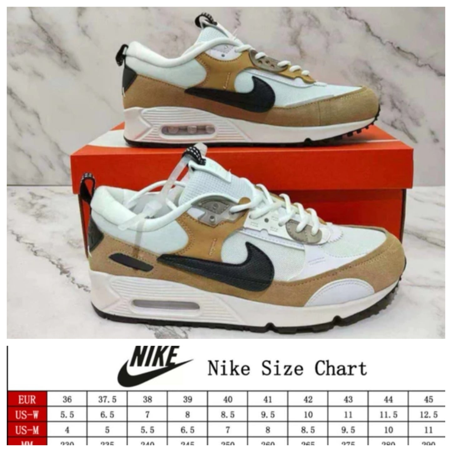 NKE AirMax Tan/Black