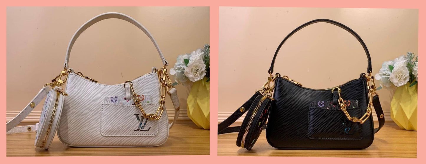 L Mare Pocket & Chain Bag
