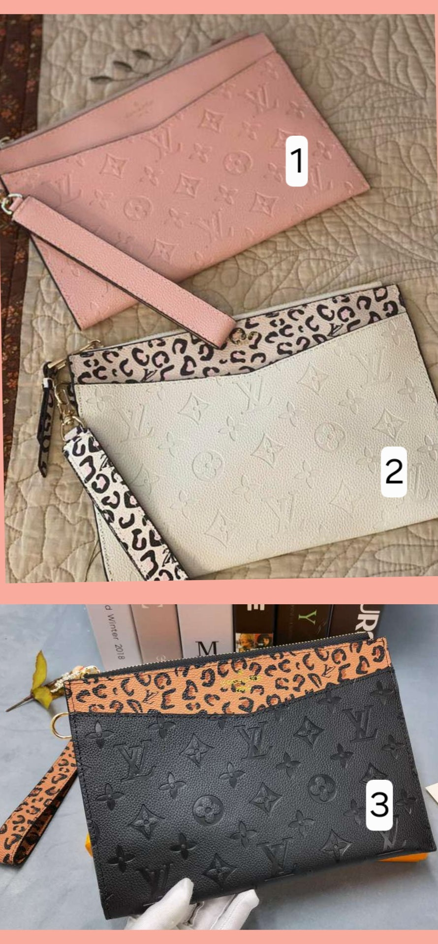 L Mono Wrist Bag