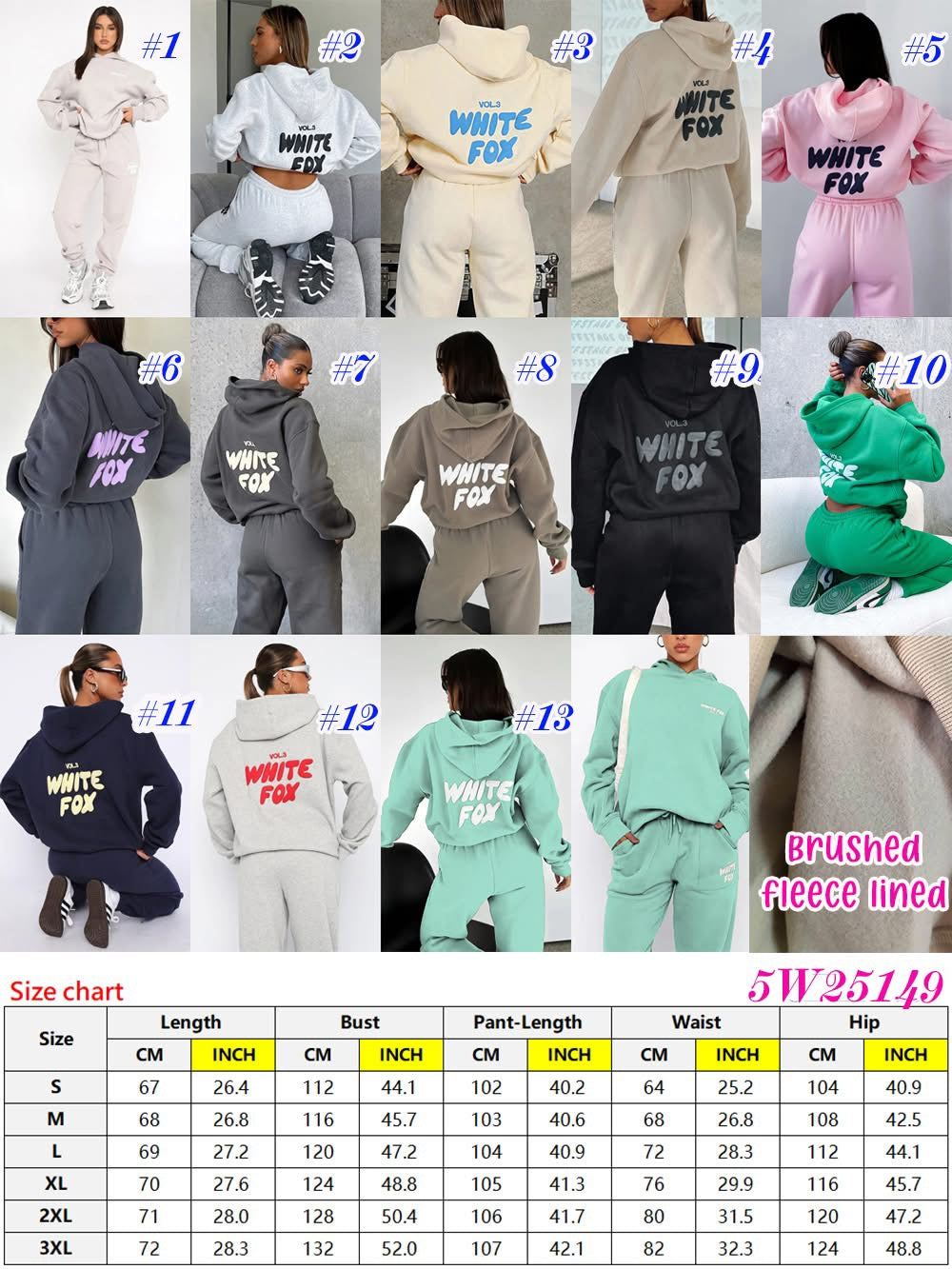 White f0x set