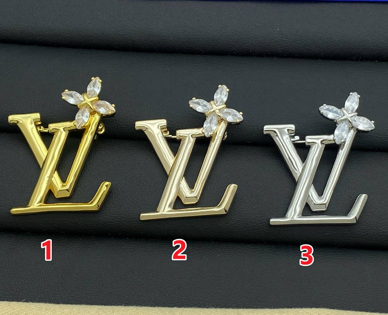L Earrings Logo/Flower