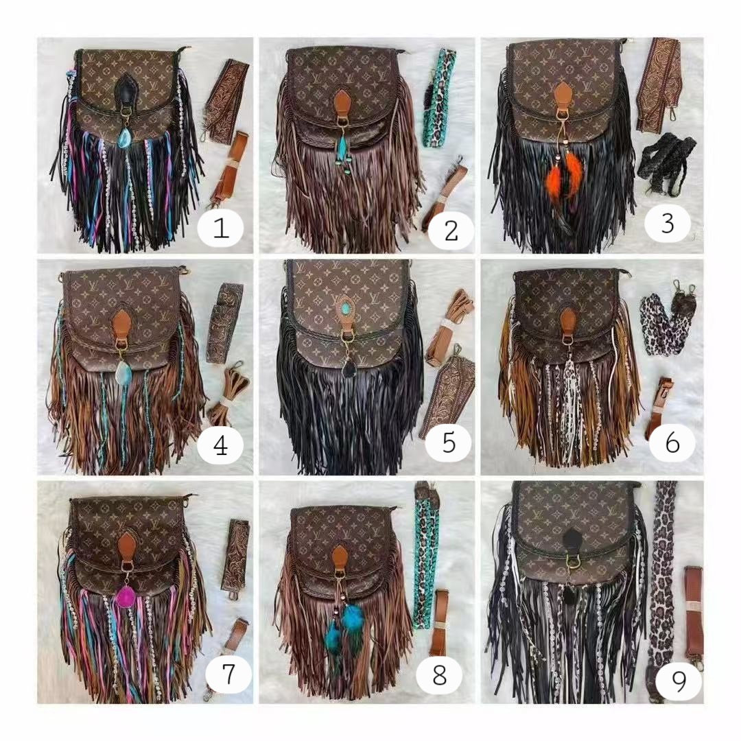 L Boho Fringe Bags 1-9