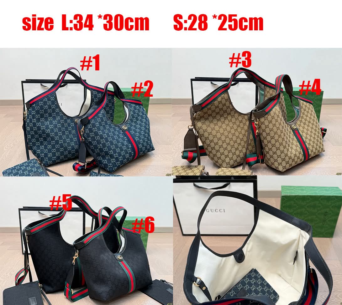 G*G Stripe Arm Bags L/S
