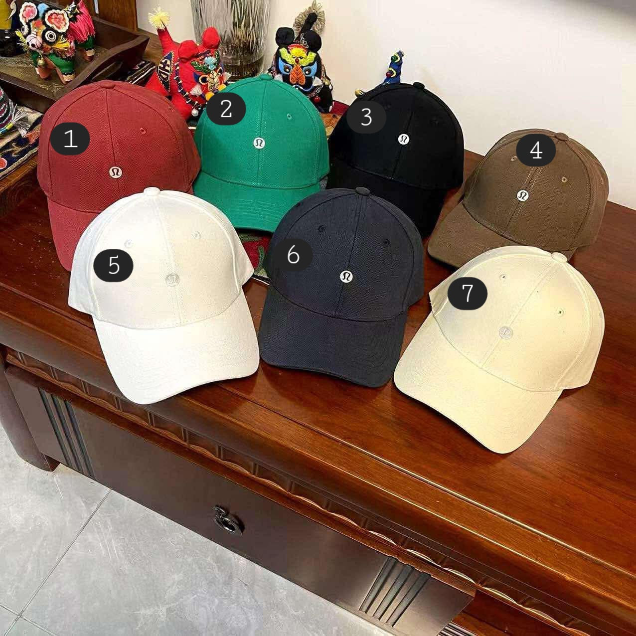π Lu Baseball Hats 1-7