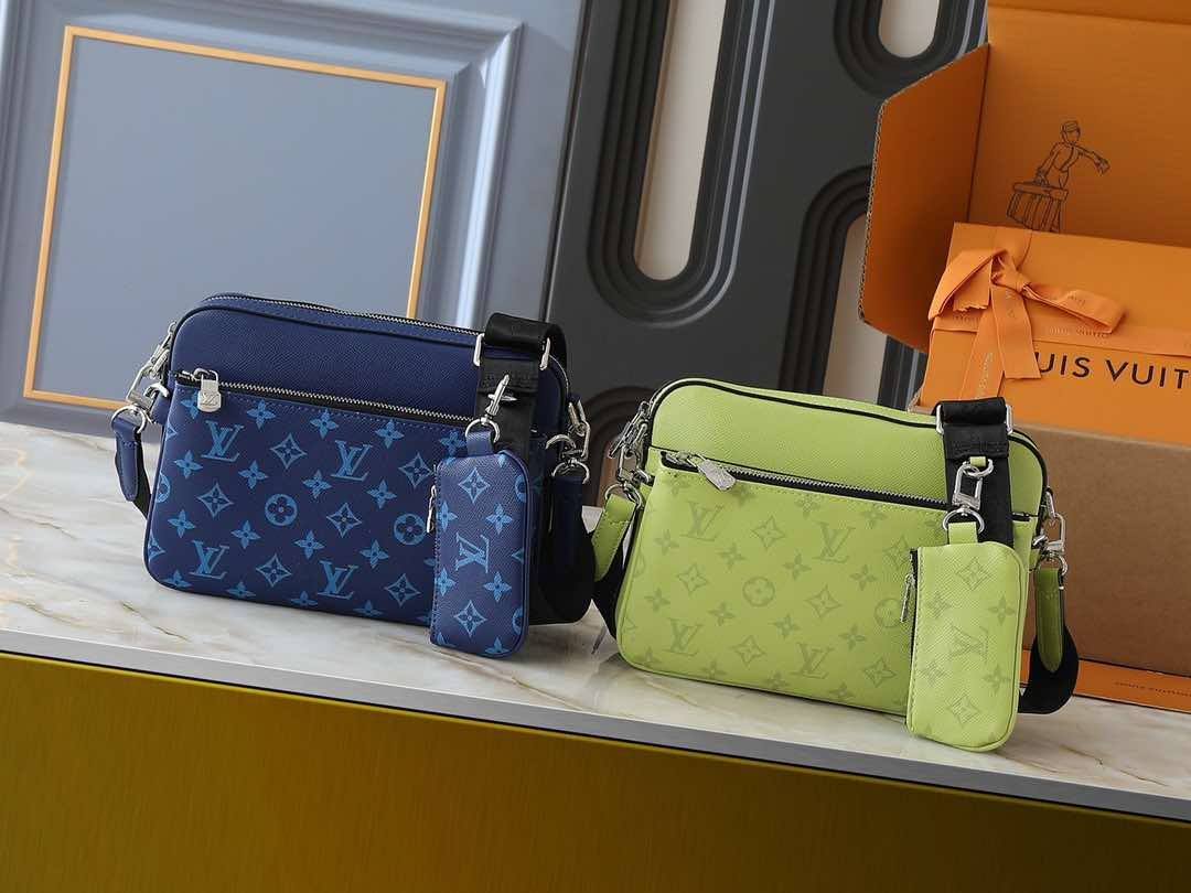 L Crossbody Green/Blue