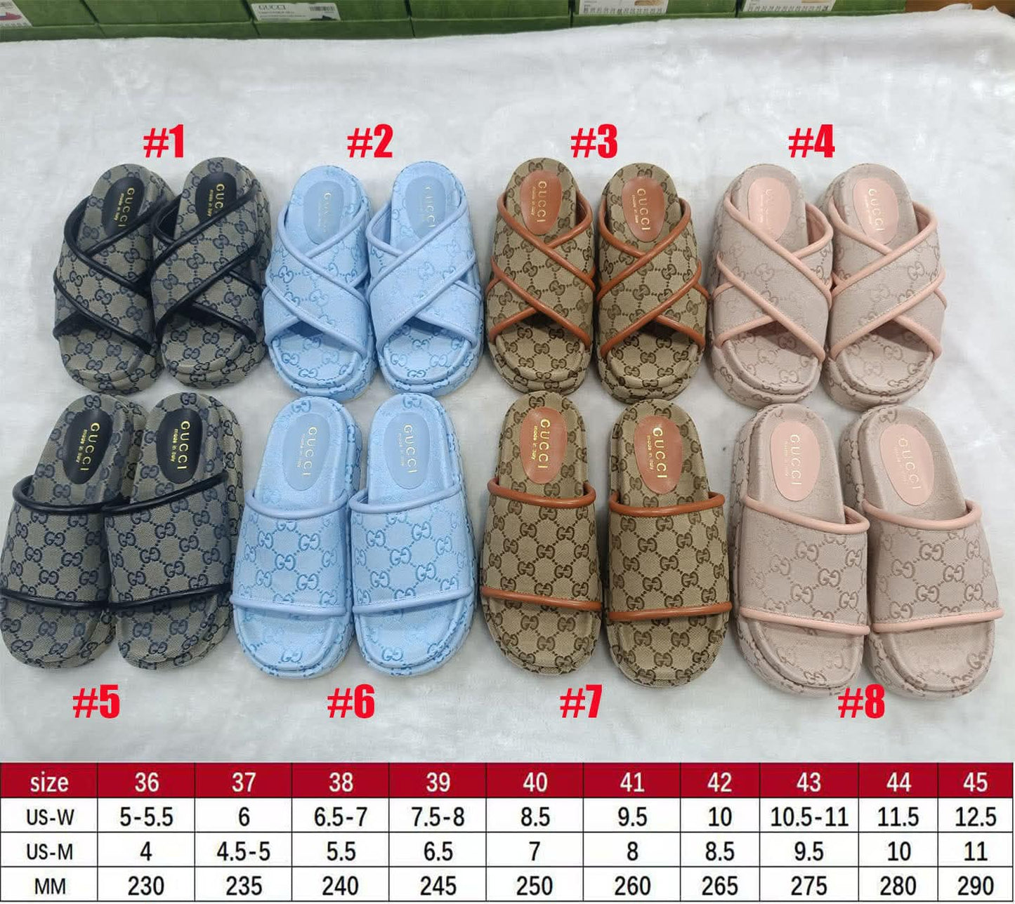 G*G Platform Sandals 1-8