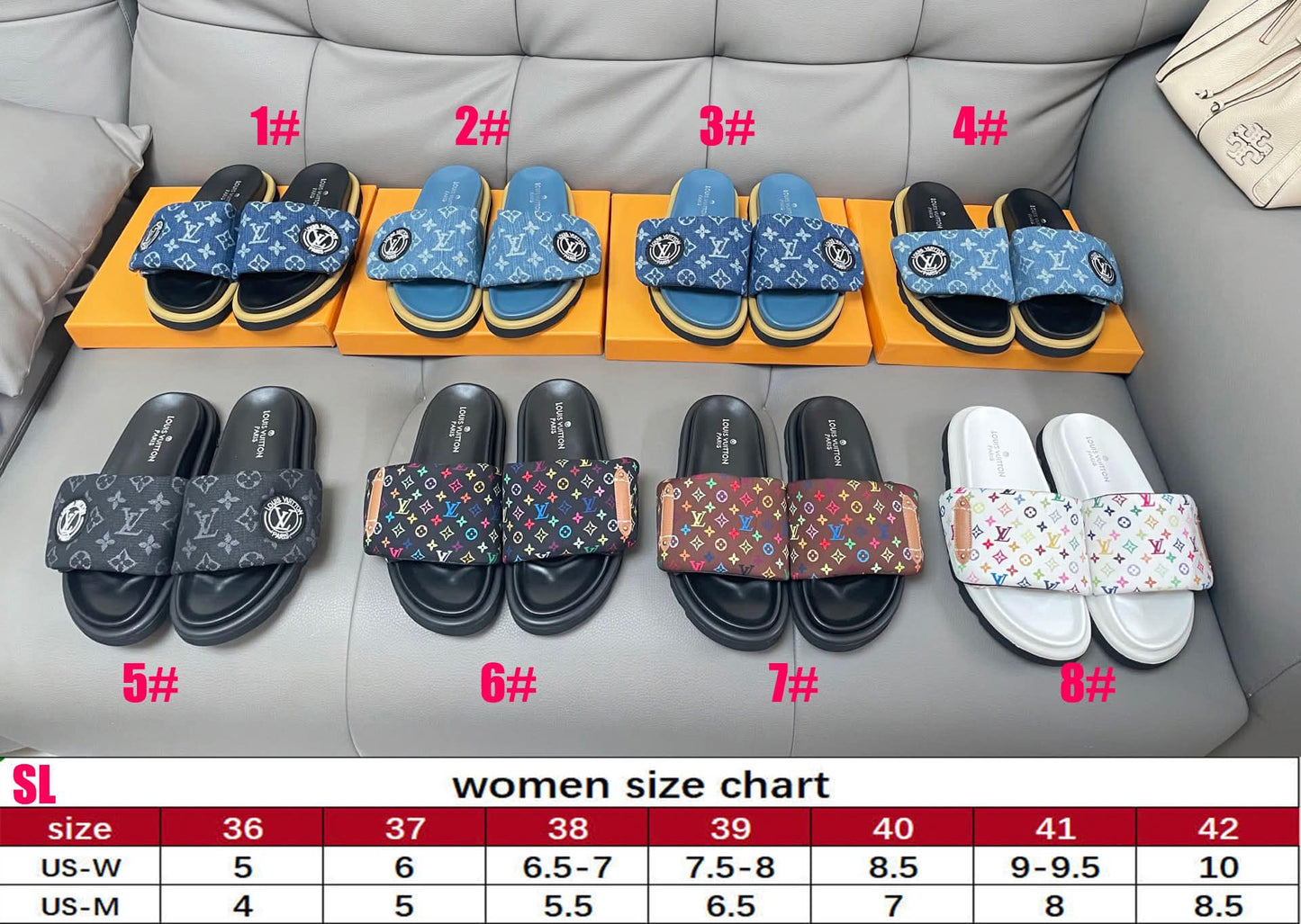 L Pillow Mono Slide Sandal 2 (1-8)