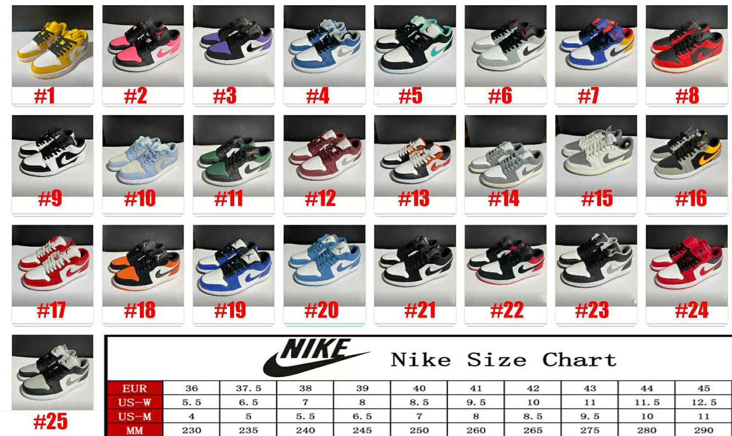 NKE Sneakers 17-25
