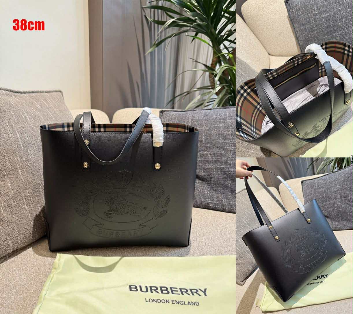 BB Logo Tote Black