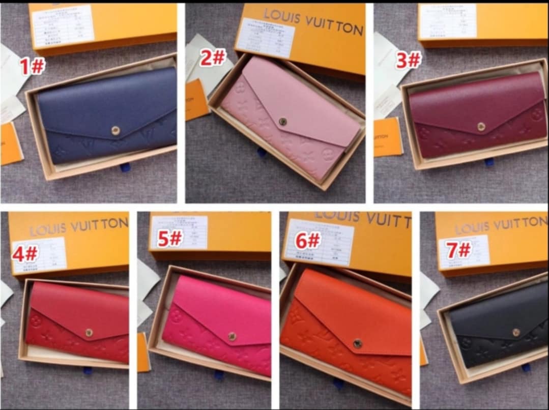 L Embossed Wallet