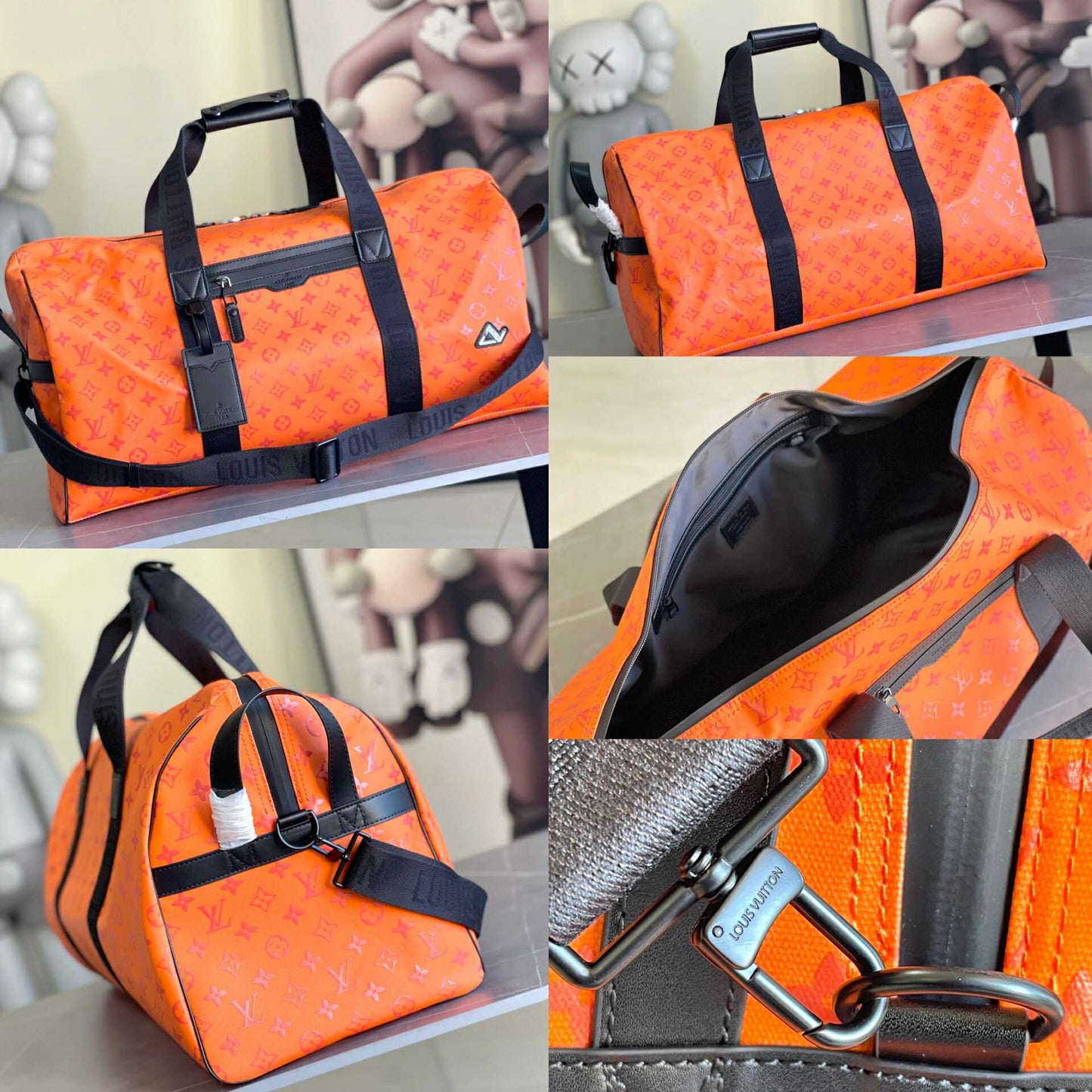 L Orange Duffle