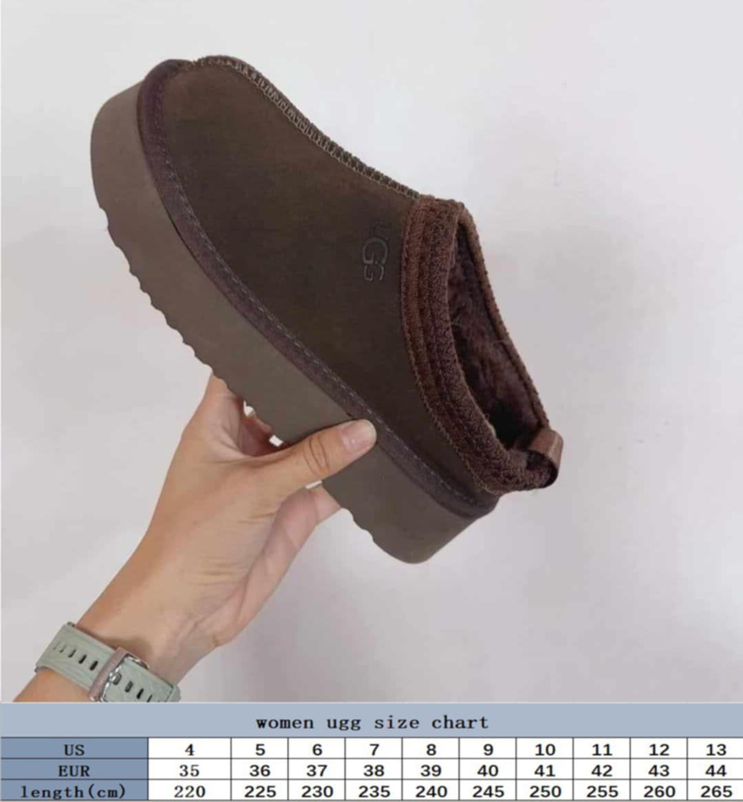 U Chocolate Brown Platform Slip-On Boot