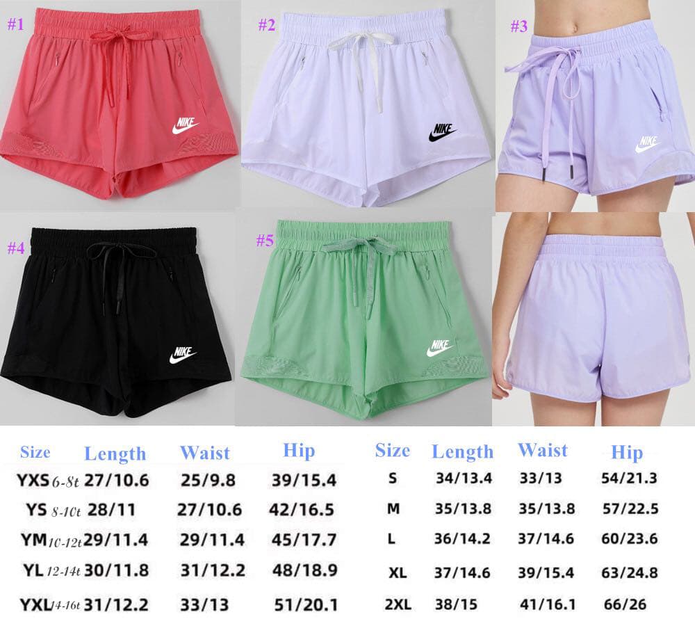 NKE Athletic Shorts Adult&Kid