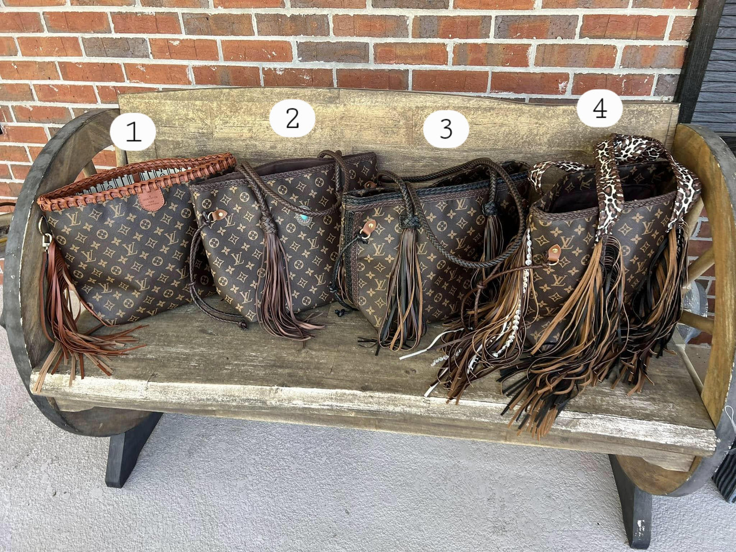 L Boho Fringe Totes 1-4
