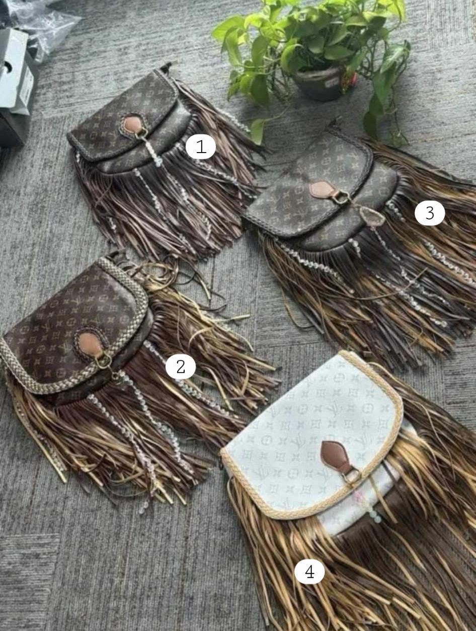 L Boho Fringe Bags 1-4