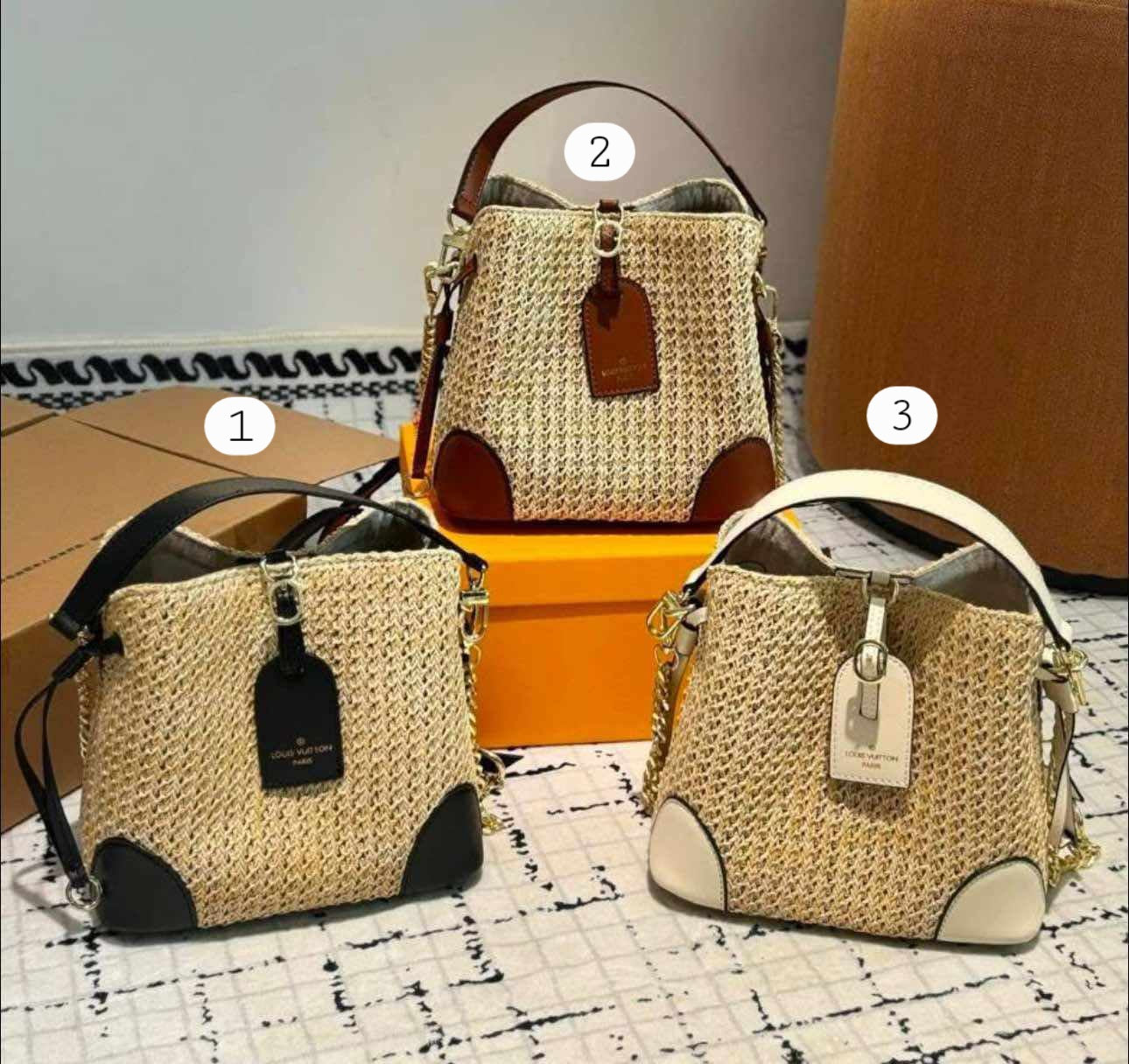L Woven Bags