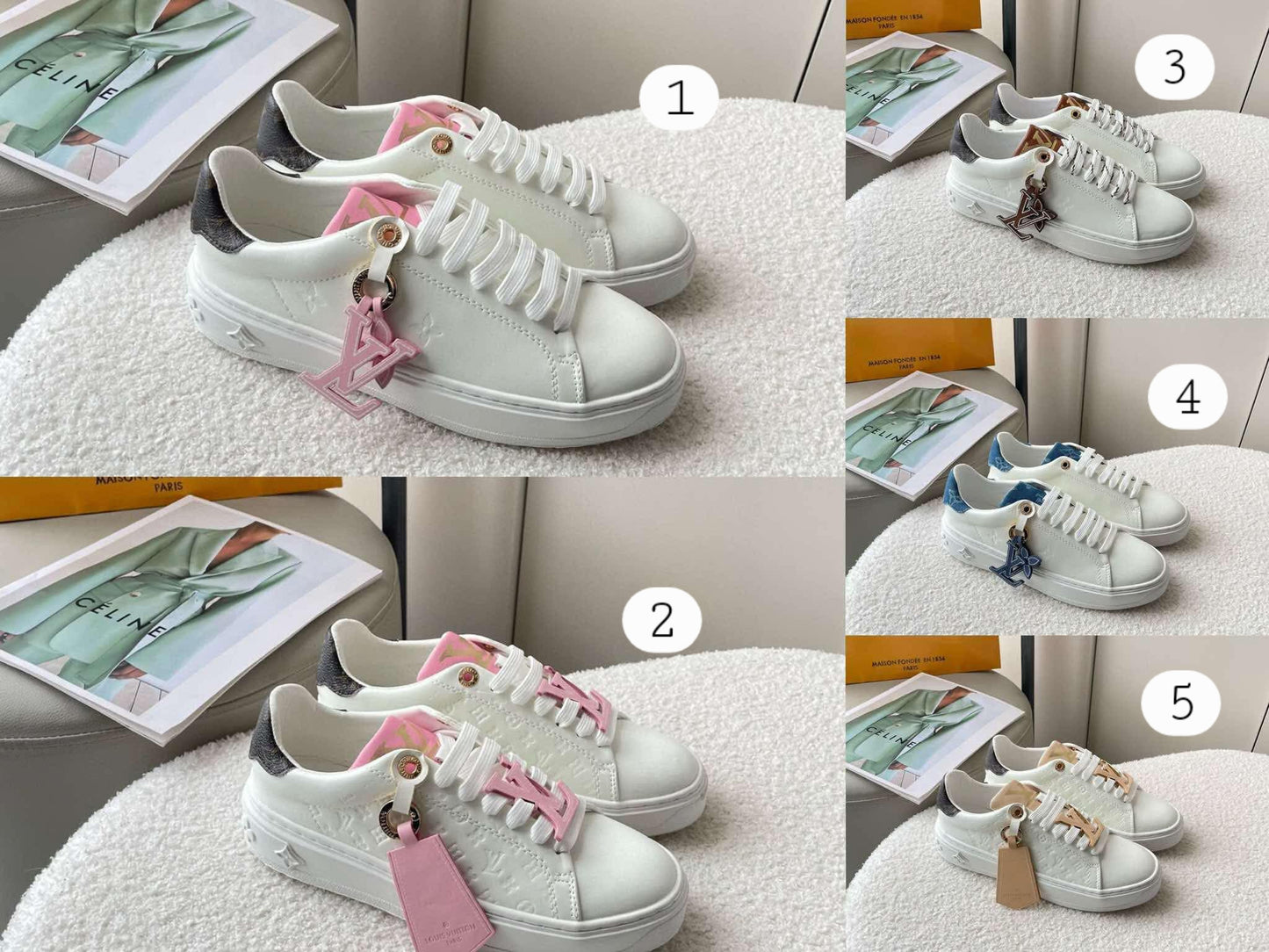 L Mono Sneakers 1-5