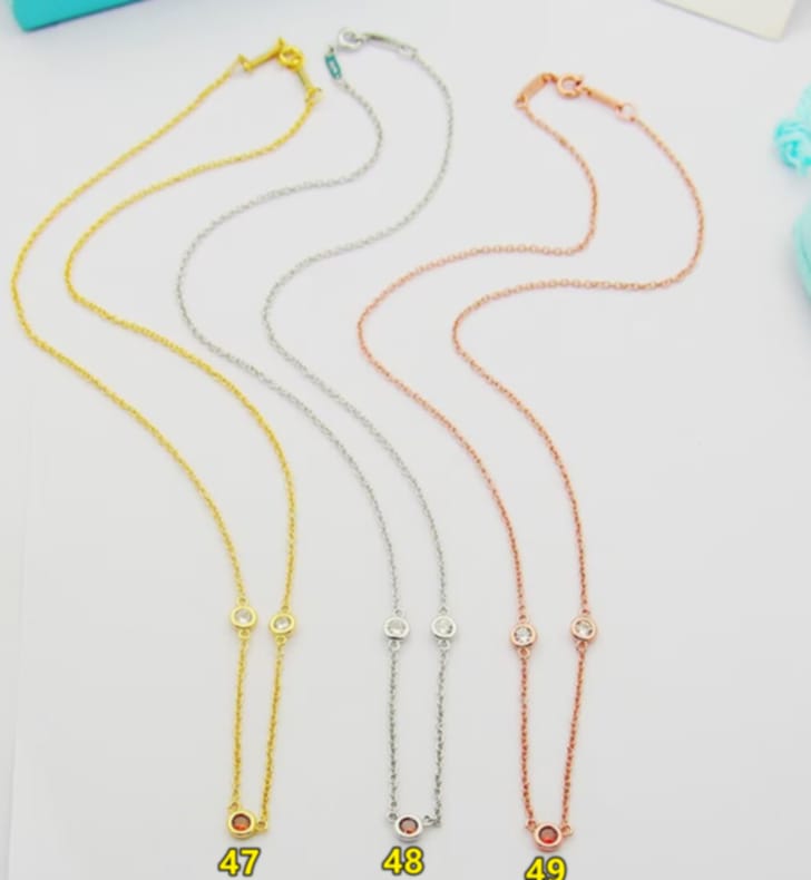 T Stone Necklace