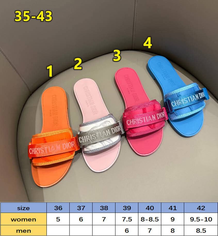 CD Sandals Bright Colors
