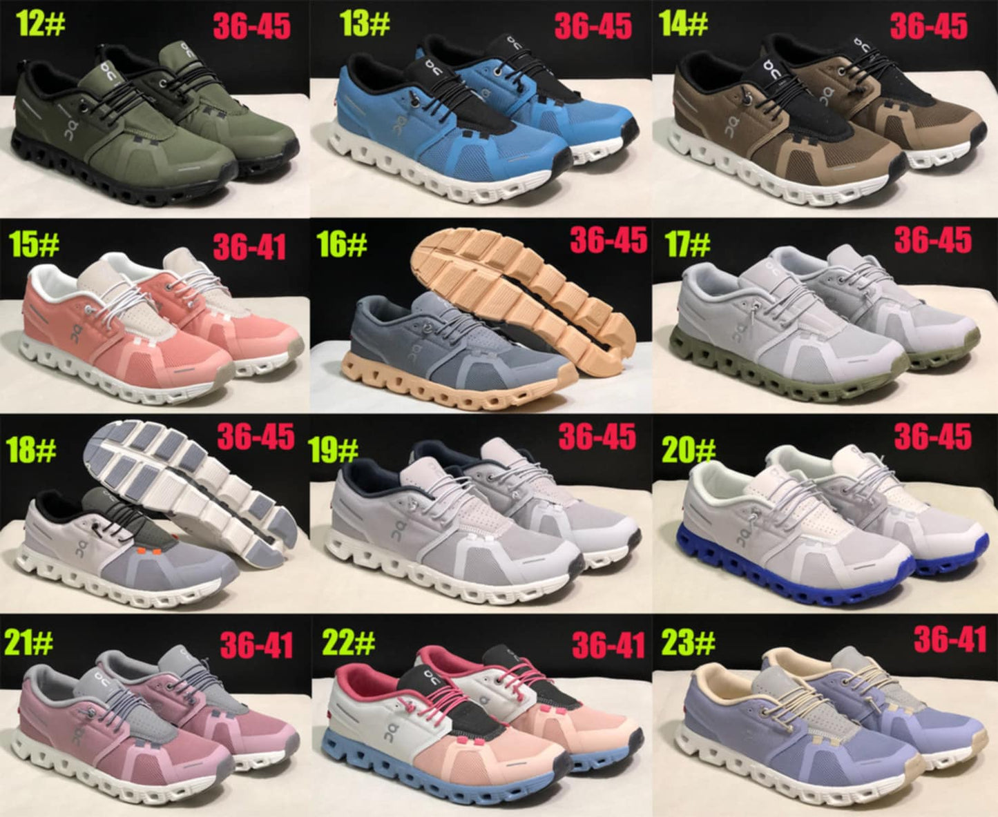 On C Shoes 9 (Style 12-17)