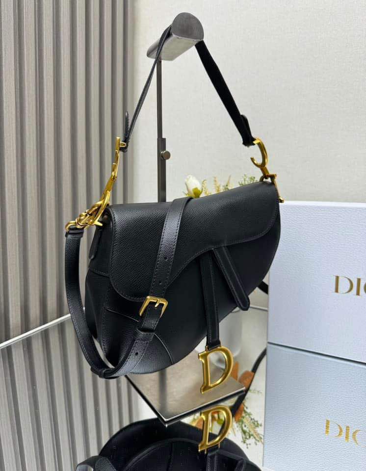 D Saddle Bag Black