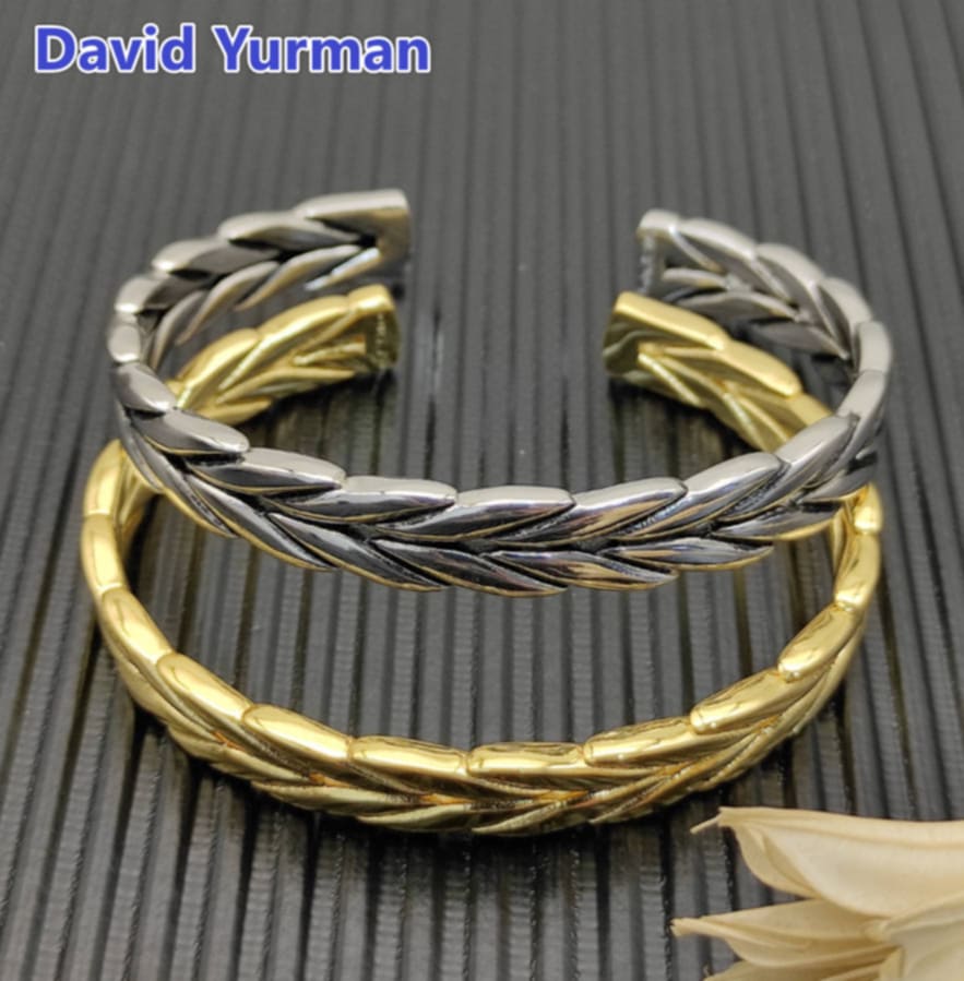 DY Leaf Cuff Bracelet