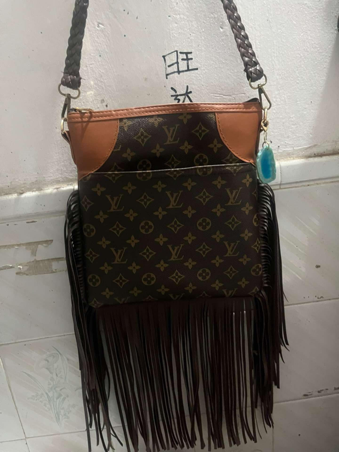 L Boho Fringe Crossbody
