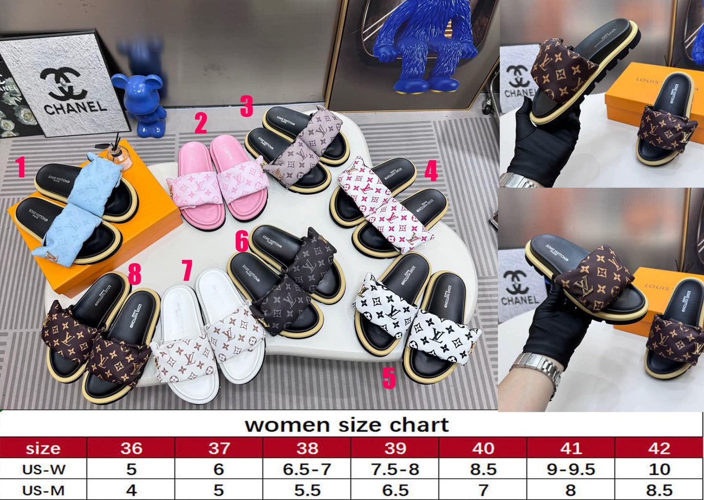 L Pillow Mono Slide Sandal 1-8