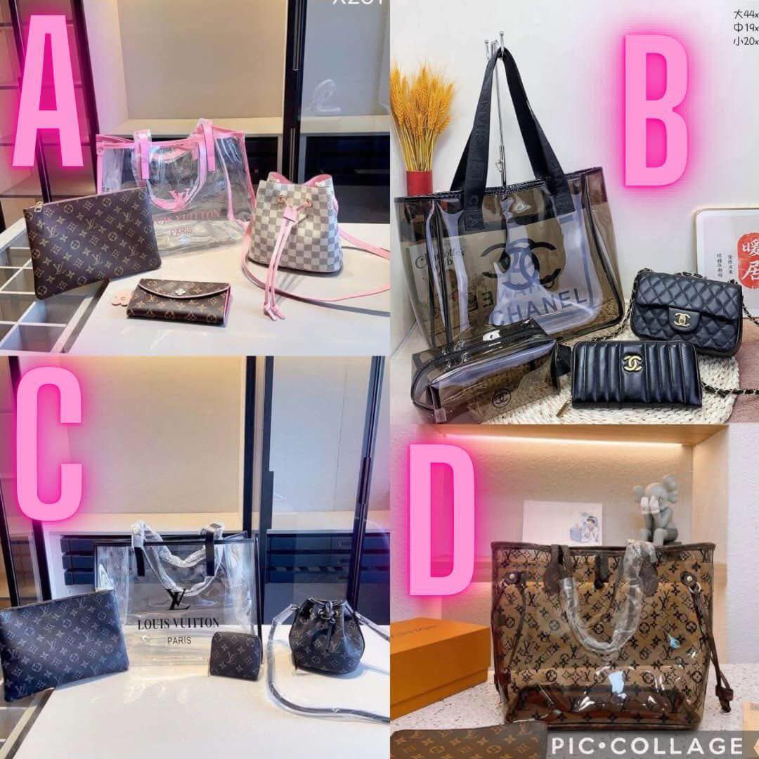 Clear Tote Bundle A-D