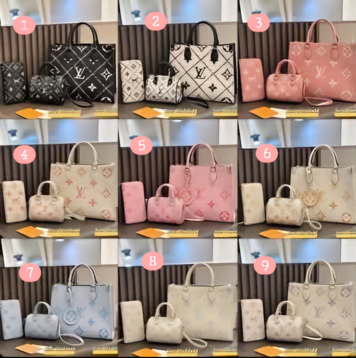 L Bag Sets 1-9