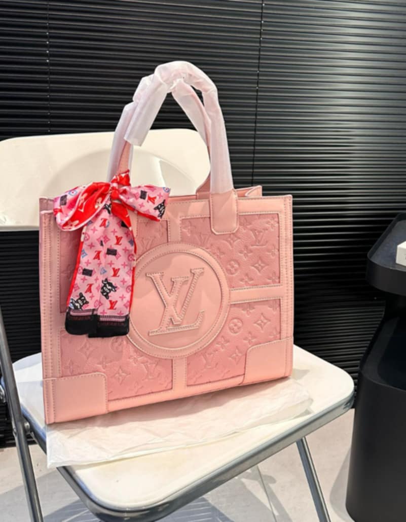 Pink Logo Tote Bag