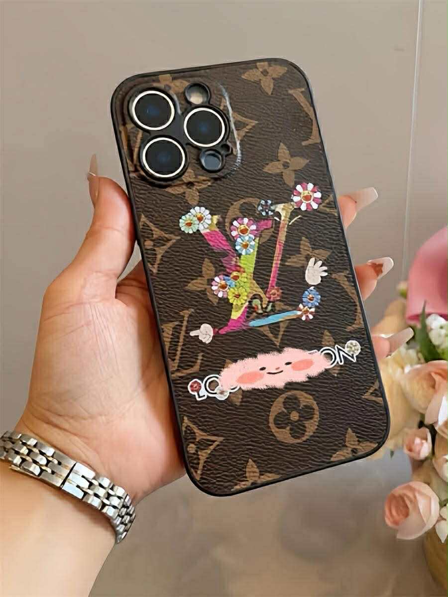 L Floral Logo phone case- LEAVE size in notes