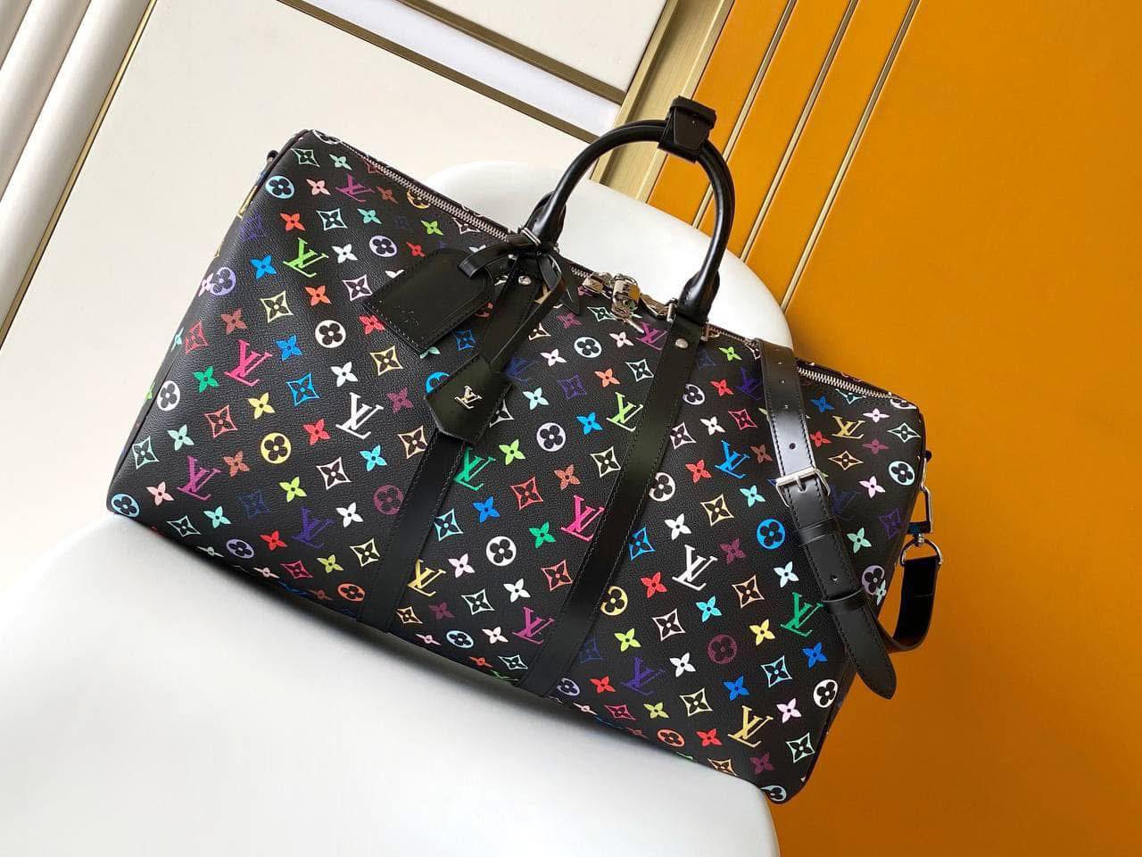 L Boujee Black/Color Mono Duffle