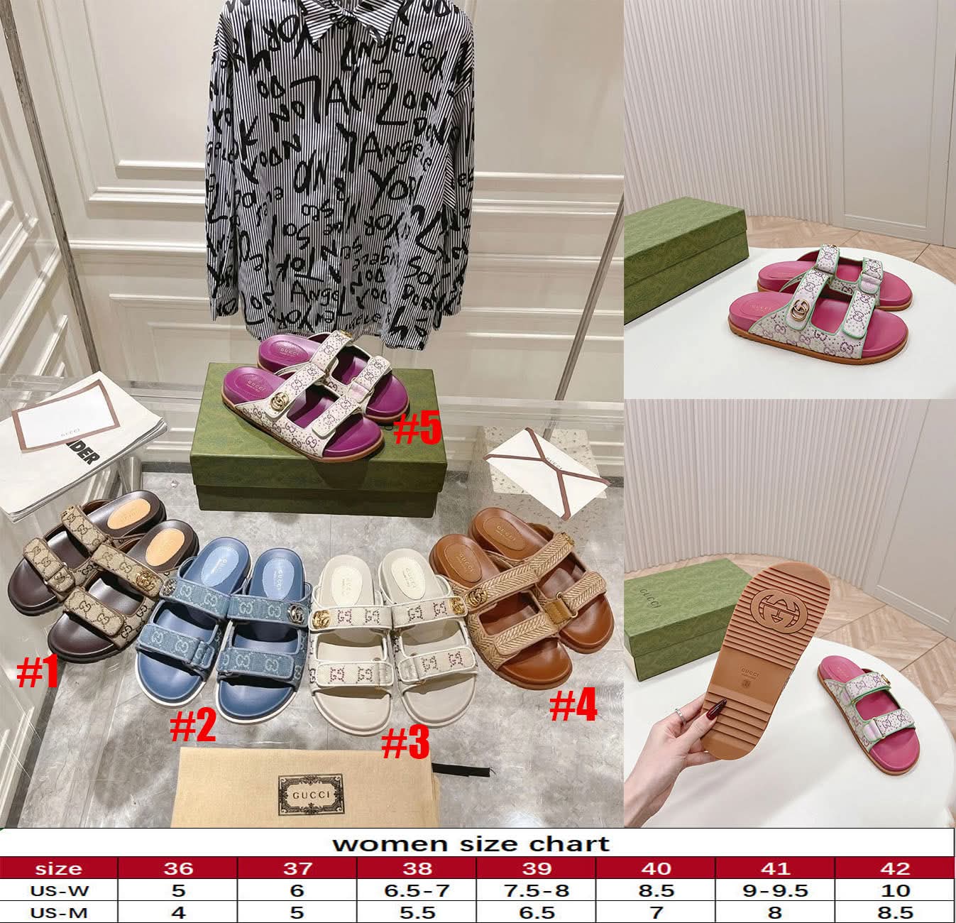 G*G 2 Strap Sandals