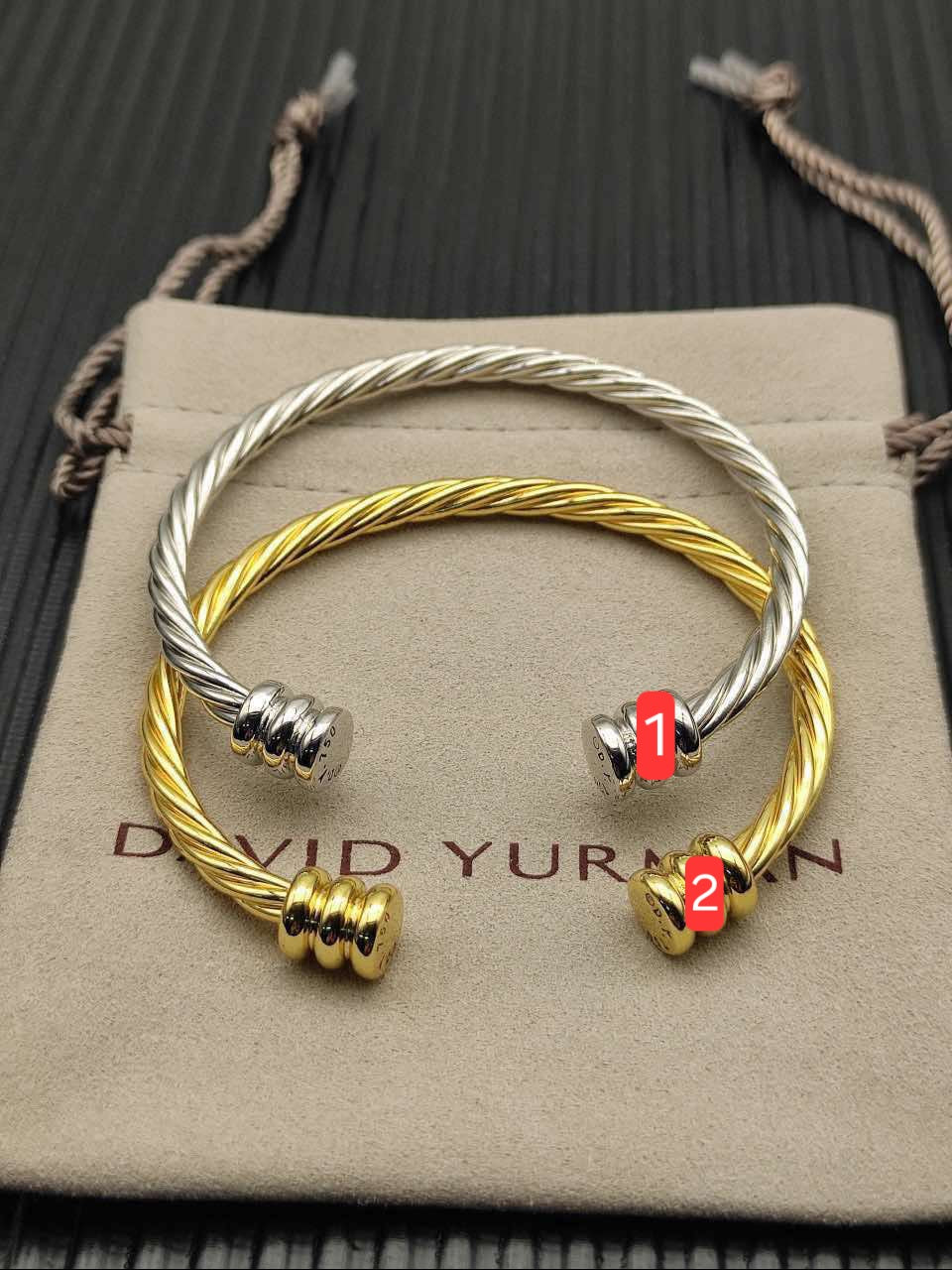 DY Twisted Cuff Bracelets 2