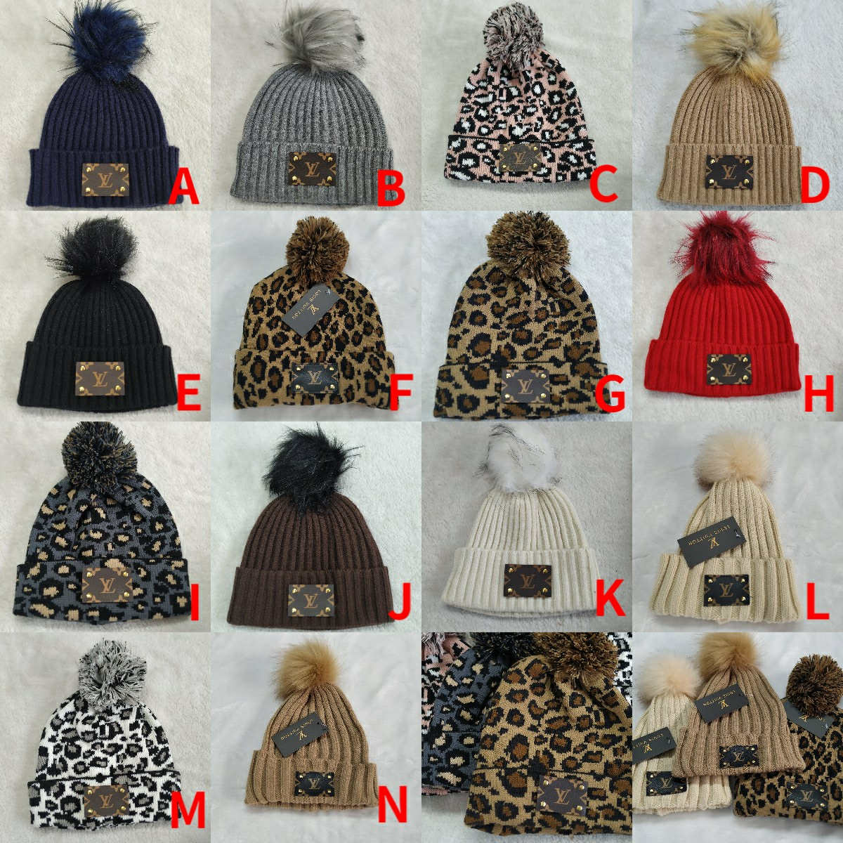 L Variety Pom Hats