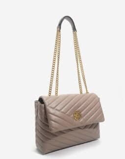 TB Quilted Taupe Bag